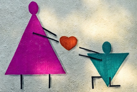 Mutual loveの写真素材