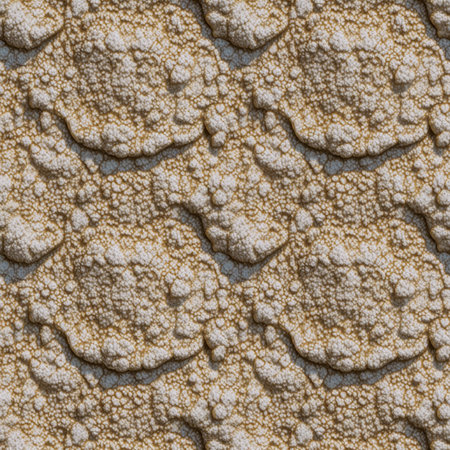 Observing a captivating textured surface that mimics natural formations, showcasing earthy tones and...