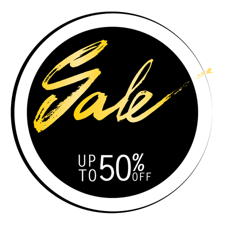 Sale phrase advertising vector vectoring, isolated on white background vector illustration for shop and marketのイラスト素材