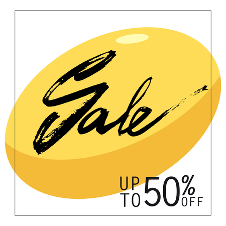 Sale phrase advertising vector vectoring, isolated on vector illustration for shop and marketのイラスト素材