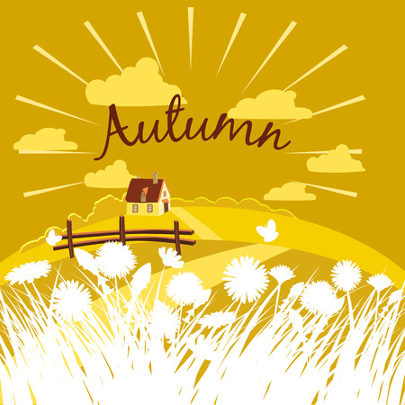 Collection beautiful colourful autumn leavesのイラスト素材