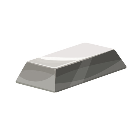 Stack of gold bars icon. Cartoon illustration of stack of gold barsのイラスト素材