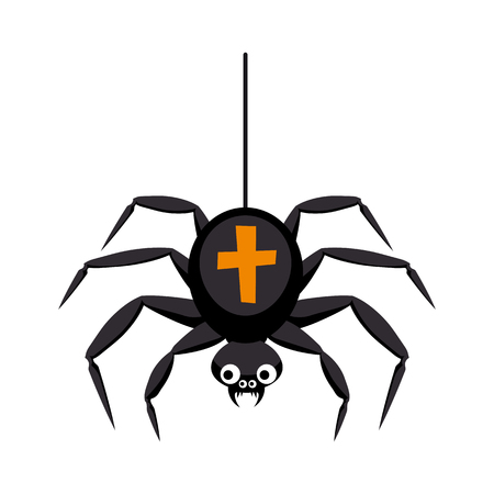 Spider, holiday Halloween character halloweenのイラスト素材