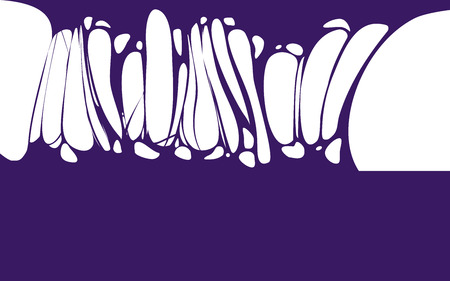 Slime sticky blue banner, spittle, snot. Frame of scary zombie, alien slimeのイラスト素材