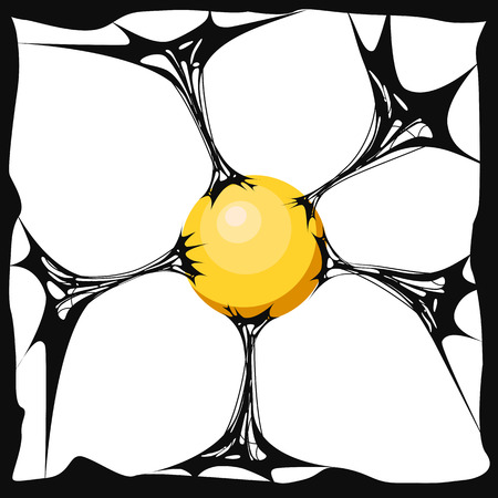 Balck slime background. Realistic cartoon texture Slimeのイラスト素材