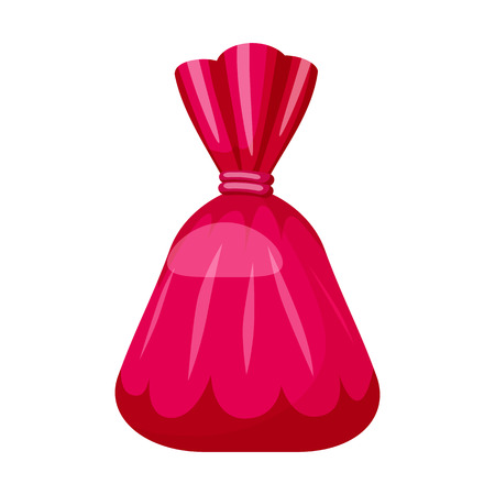 Candy colorful sweet. Bonbon candy in bright color packaging wrappingのイラスト素材