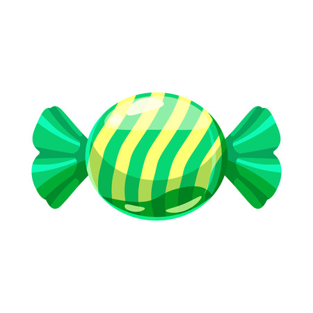 Candy colorful sweet. Bonbon candy in bright color packaging wrappingのイラスト素材