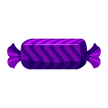 Candy colorful sweet. Bonbon candy in bright color packaging wrappingのイラスト素材