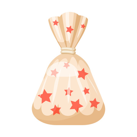 Candy colorful sweet. Bonbon candy in bright color packaging wrappingのイラスト素材