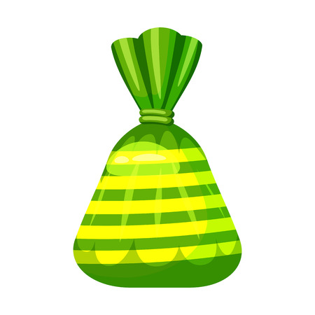 Candy colorful sweet. Bonbon candy in bright color packaging wrappingのイラスト素材