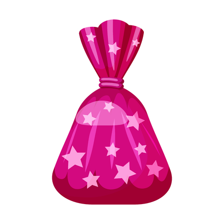 Candy colorful sweet. Bonbon candy in bright color packaging wrappingのイラスト素材