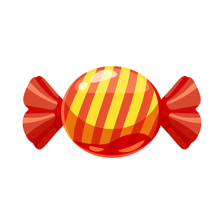 Candy colorful sweet. Bonbon candy in bright color packaging wrappingのイラスト素材