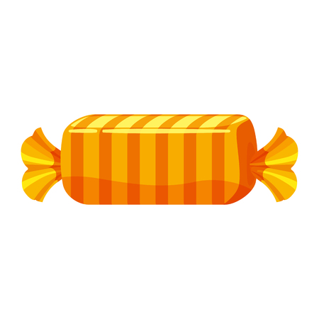 Candy colorful sweet. Bonbon candy in bright color packaging wrappingのイラスト素材