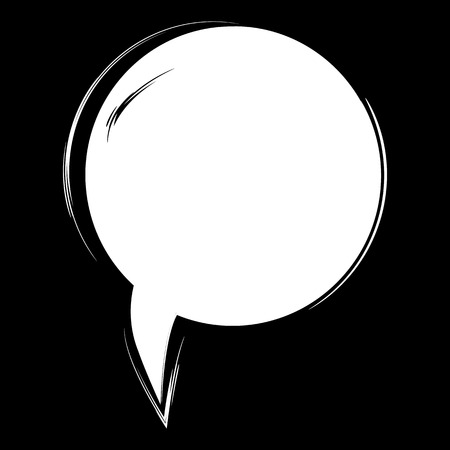 Cartoon comic speech bubble. Vector illustration and graphic elementsのイラスト素材