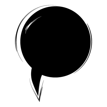 Cartoon comic speech bubble. Vector illustration and graphic elementsのイラスト素材