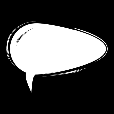 Cartoon comic speech bubble. Vector illustration and graphic elementsのイラスト素材