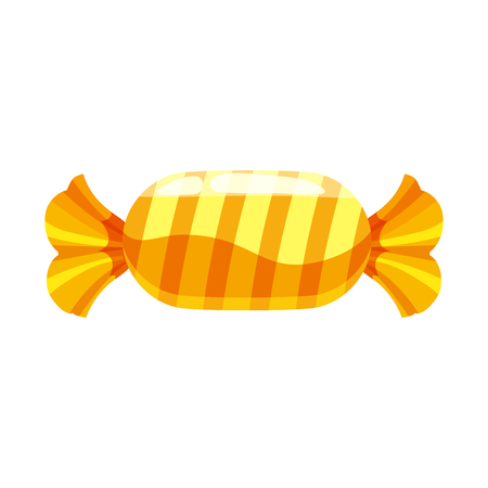 Candy colorful sweet. Bonbon candy in bright color packaging wrappingのイラスト素材