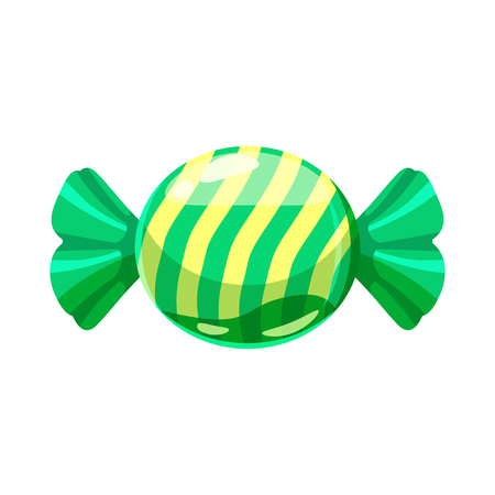 Candy colorful sweet. Bonbon candy in bright color packaging wrappingのイラスト素材