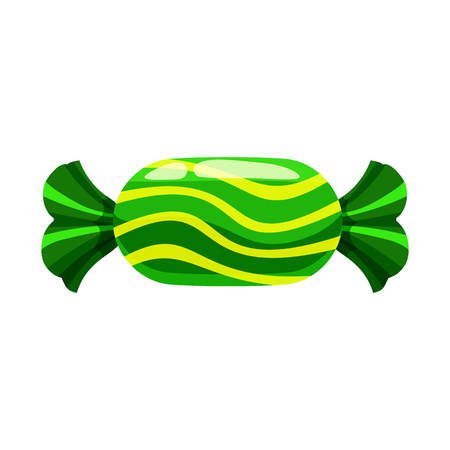 Candy colorful sweet. Bonbon candy in bright color packaging wrappingのイラスト素材