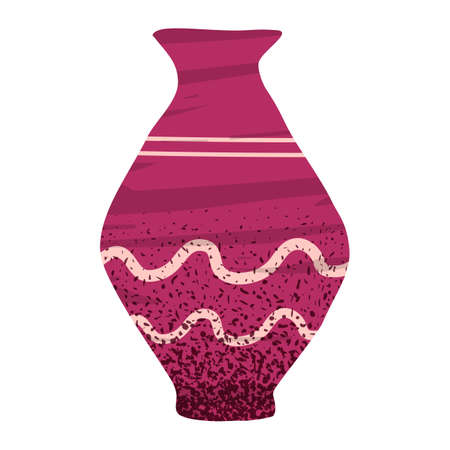 Trendy vase abstract contemporary shape textures minimalism. Modern element design for banner, poster, social media templates. Vector illustration isolatedのイラスト素材