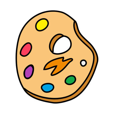 Calculator icon symbol sign, hand drawing doodleのイラスト素材