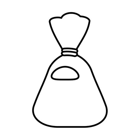 Candy in a wrapper lollipop icon line style isolated vectorのイラスト素材