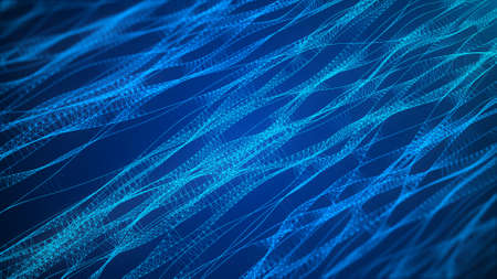 The structure of DNA. medicine, science and technology. Background with a wave of lines and...