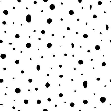 Seamless pattern, hapeless circles and dots of different sizesのイラスト素材