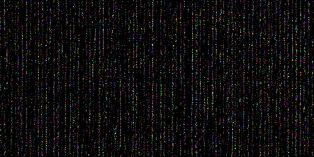 Multicolor lines on dark background, vector banner, vertical structureのイラスト素材