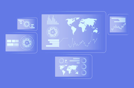 business charts and tables