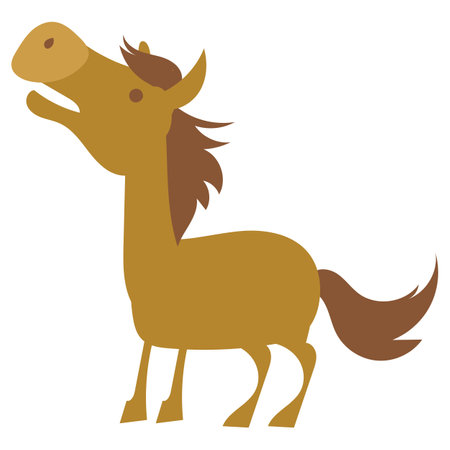 simple image of a horseのイラスト素材