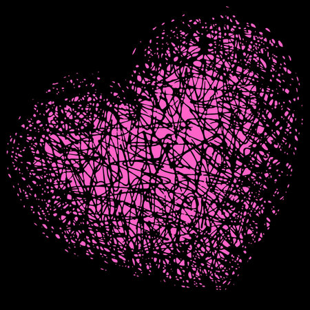 symbol of love - heart abstractionのイラスト素材