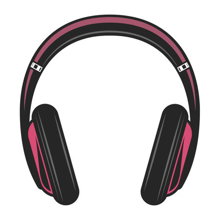 headphones for listening to musicのイラスト素材