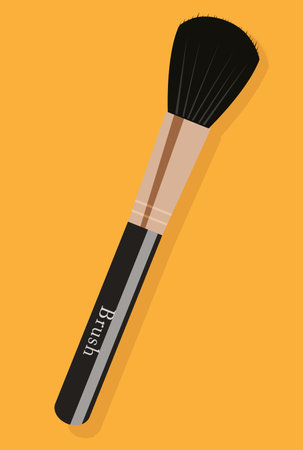 brush for powder and cosmeticsのイラスト素材