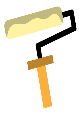 paint roller for home renovationのイラスト素材