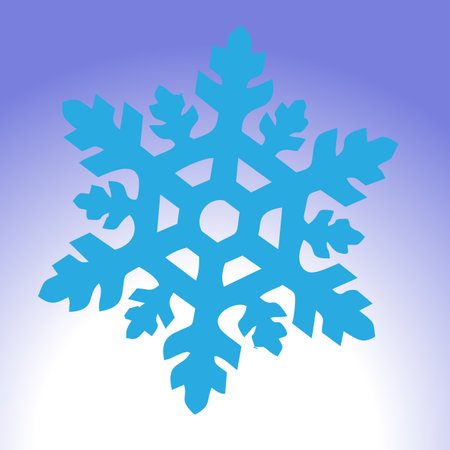 blue snowflake for winter vector illustrationのイラスト素材