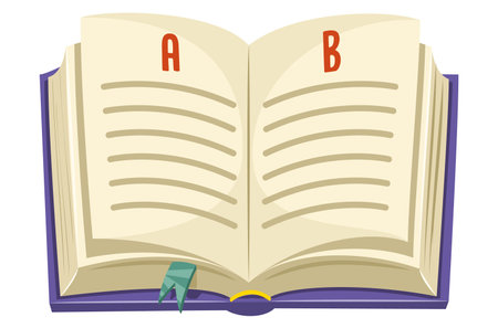 open book for study vector illustrationのイラスト素材
