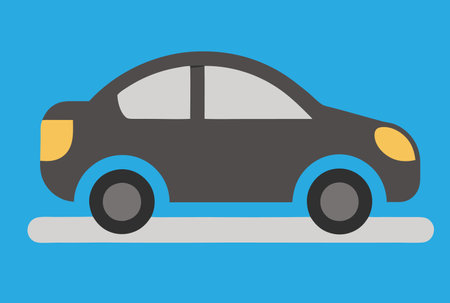 simple car icon vector illustrationのイラスト素材