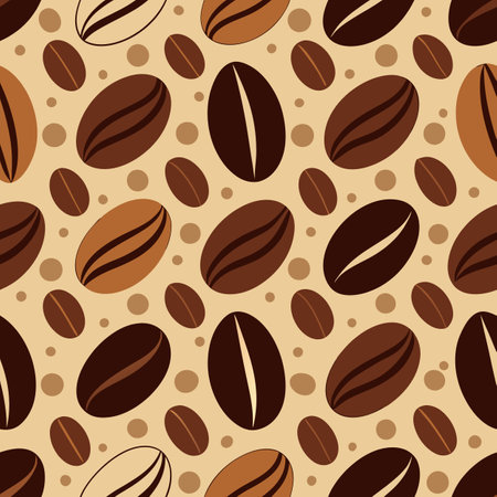 coffee background made of coffee beansのイラスト素材