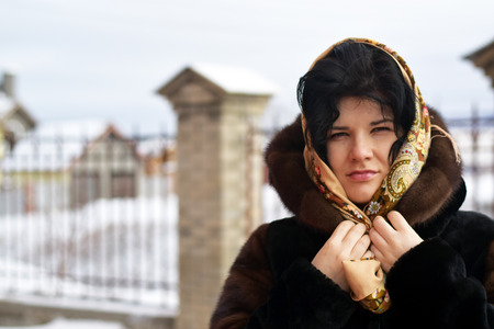 Russian womanの写真素材