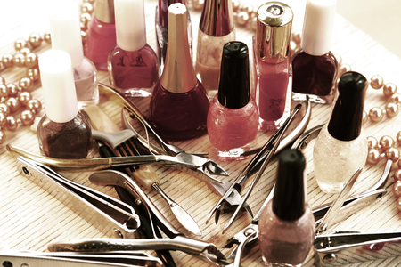 The tool for manicureの写真素材