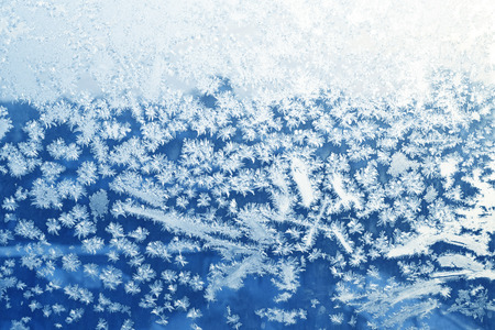 Frost on glassの写真素材