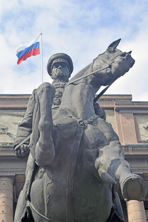 Monument to Marshal Zhukovのeditorial素材