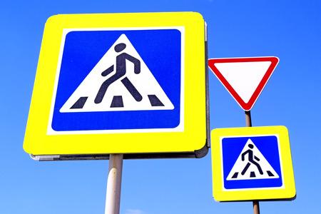 pedestrian crossingの写真素材