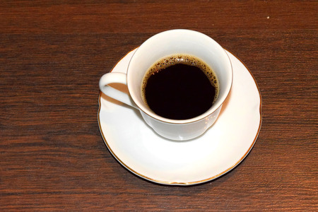 A Cup of black coffeeの写真素材