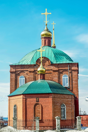 Russia. Pervouralsk. The Church of Peter and Paul.の写真素材