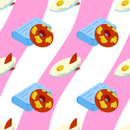 Pool Toy Seamless Summer Pattern