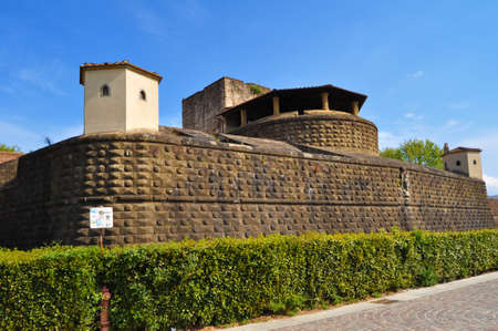 Italy - Florence - The Fortezza da Basso built between 1534 and 1537 is a fortification that was part of the ancient walls of Florence.のeditorial素材