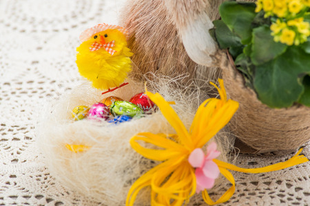 Easter decoration shaped chick