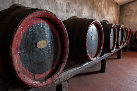 Barrels for wineの写真素材